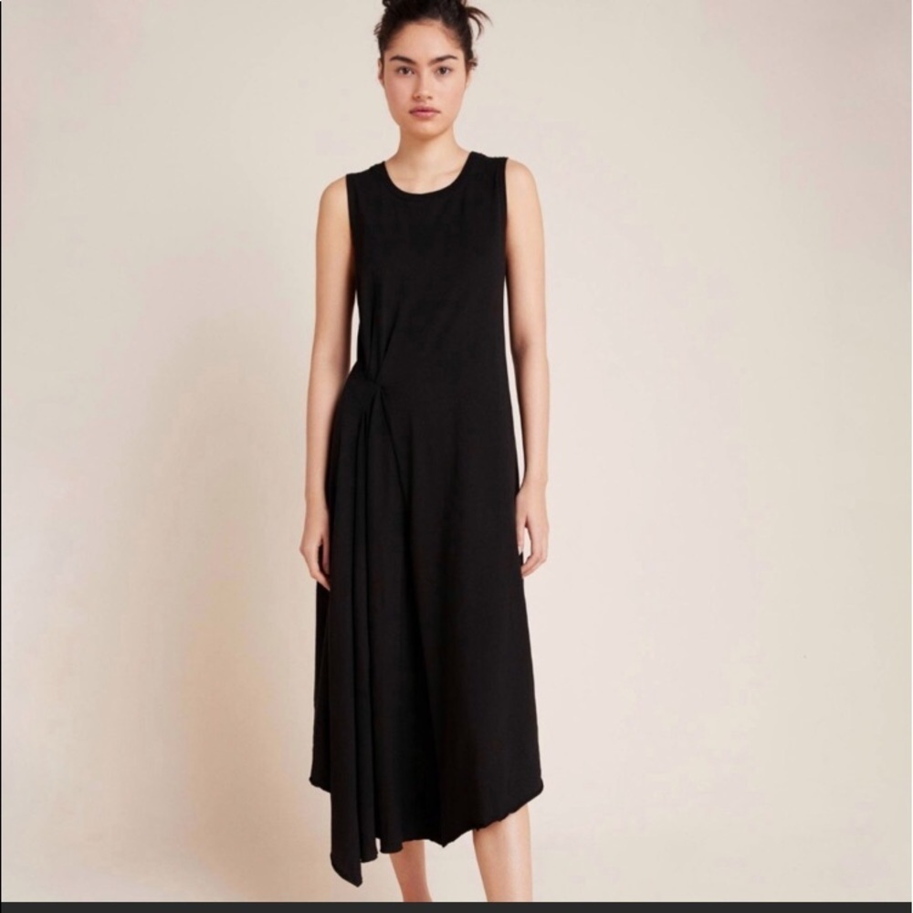 SALE NWOT Anthropologie T.La Becca Black  midi dress